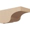 Ekena Millwork 4"W x 8"D x 4"H Wide Van Buren Rough Cedar Woodgrain TimberThane Corbel, Primed Tan CORUR04X08X04VANRCPR - alternate 1